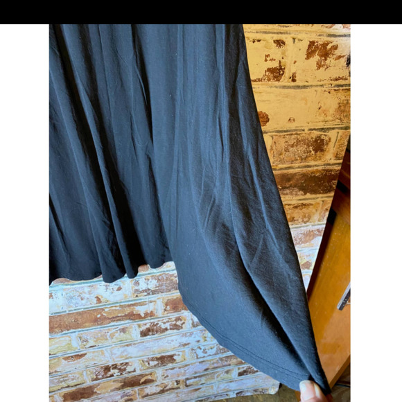 TOPSHOP Modal & Cotton Cold Shoulder Knit Shift Swing Dress - Picture 8 of 12